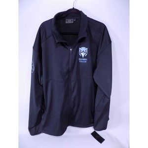 Seahawks Track 3XL UNCW? Black Jacket Full Zipper Rawlings Gold Collection NEW